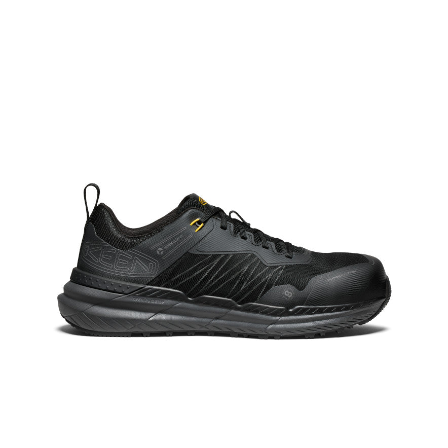 Men's Speedworks Work Sneaker (Carbon Toe) Black/Steel Grey