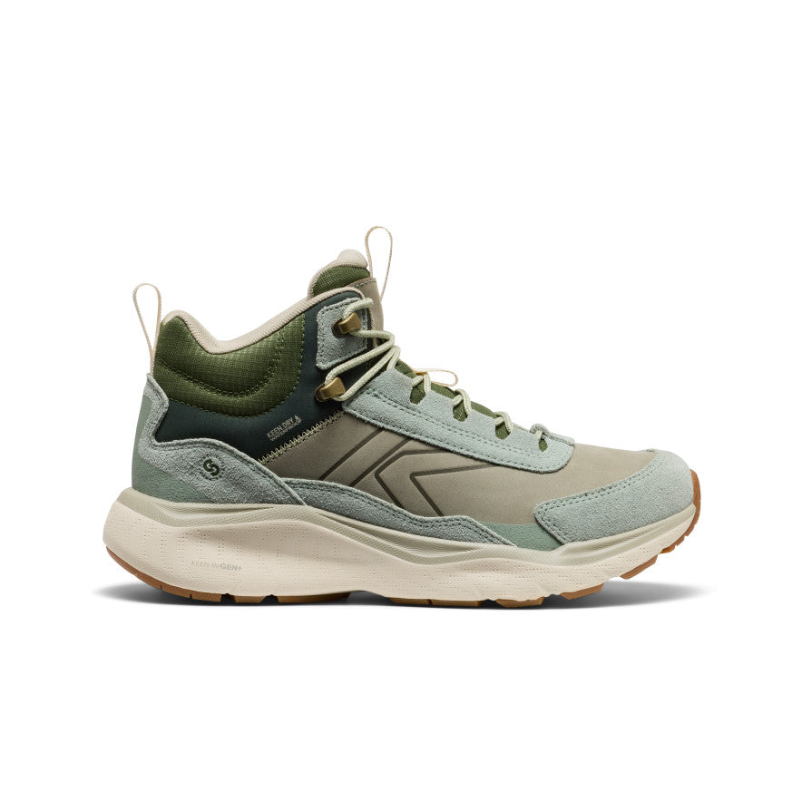 Women's Leiki Waterproof Leather Hiking Boot Iceberg Green/Bronze Green