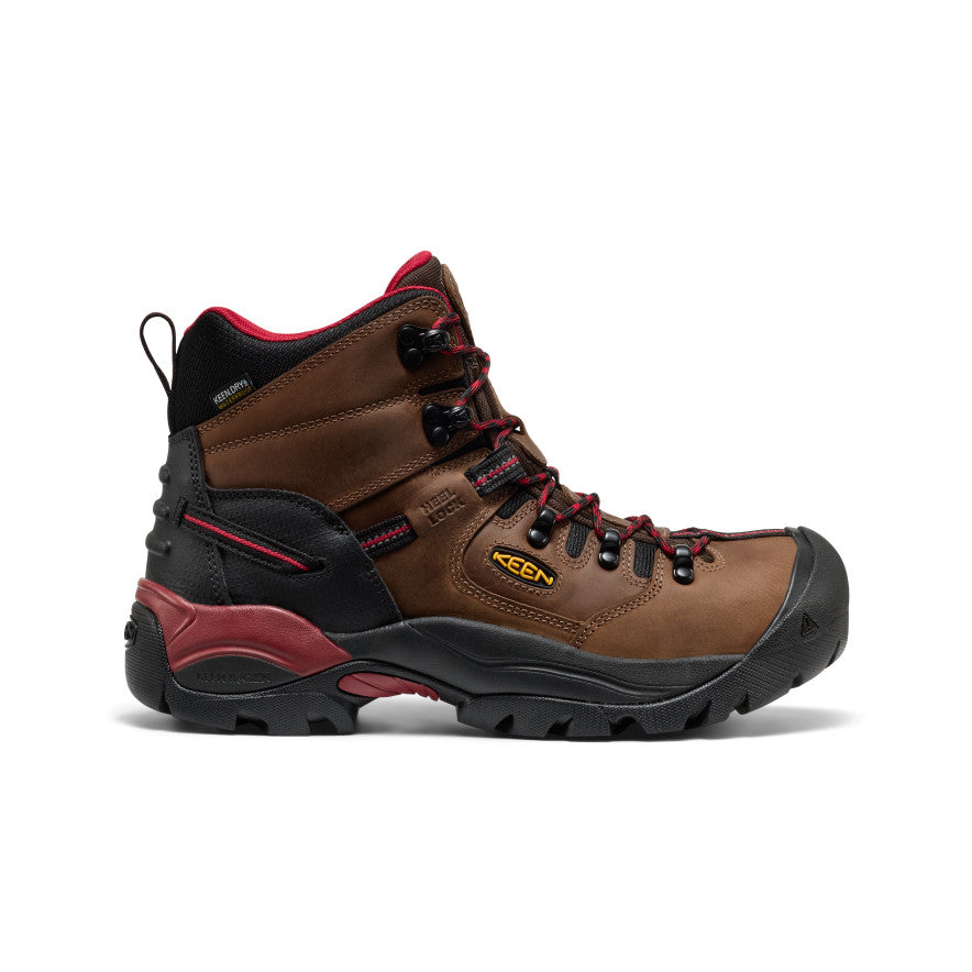 Men's Pittsburgh Energy 6" Waterproof Boot (Carbon Toe) Bison/Black