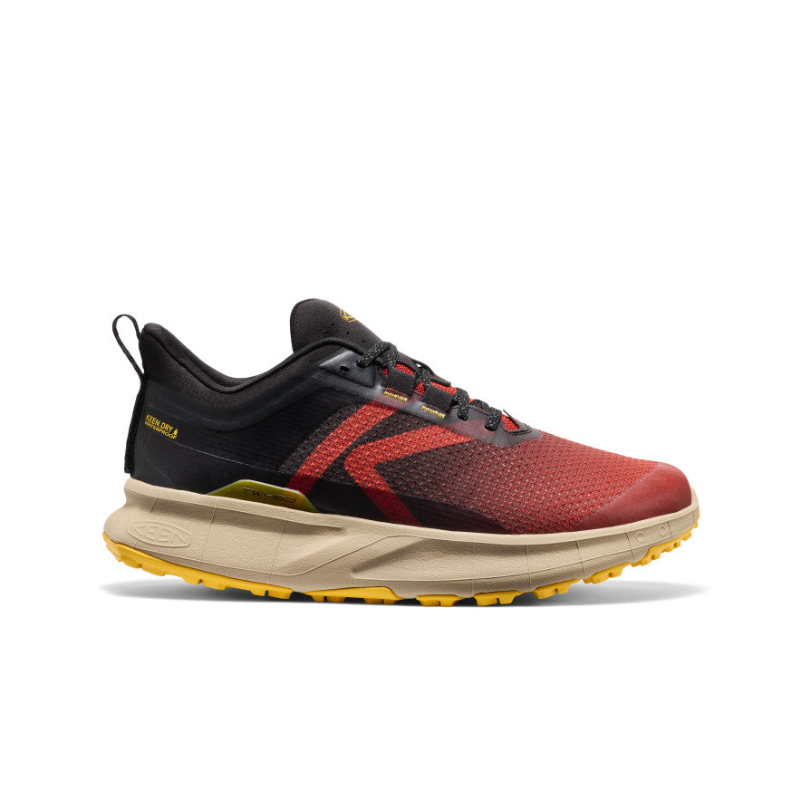 Men's 450 Dirt Waterproof Hiking Shoe Red Ochre/Black