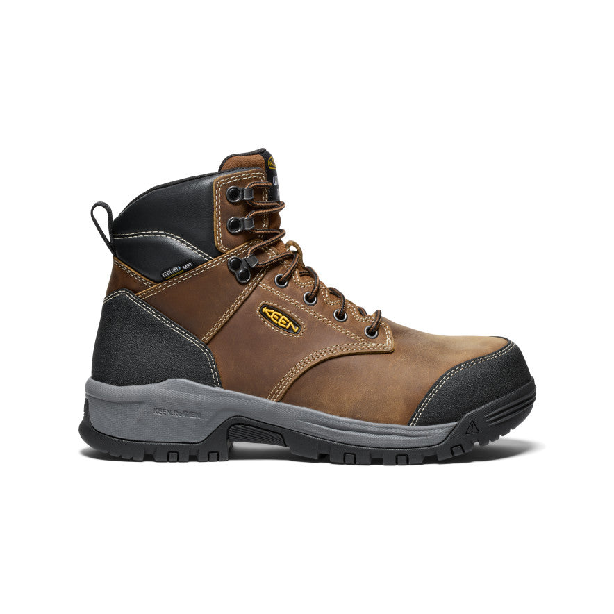 Men's Evanston 6" Waterproof Boot INT MET (Carbon Toe) Bison/Black